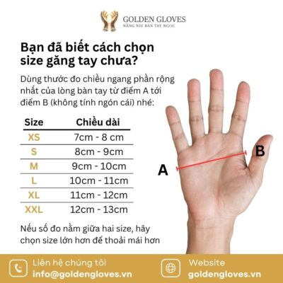 cach chon size gang tay